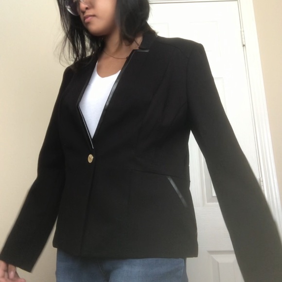 Anne Klein Black Semi-Formal/Formal Blazer Coat w/ pockets!! - Picture 9 of 9